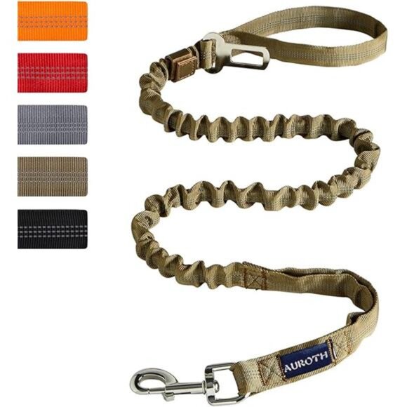 Dog Leash for Shock Absorption - Heavy Duty No Pull Training Leash for Medium - Picture 7 of 7
